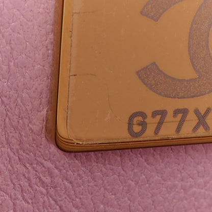 Chanel Lambskin Quilted Mini Top Handle Rectangular Flap Pink 8 of 12