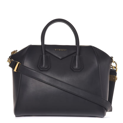 Givenchy Rubber Effect Calfskin Medium Antigona Black 1 of 16