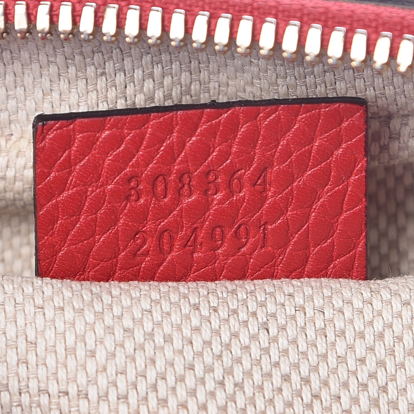 Pebbled Calfskin Small Soho Disco Bag Tabasco Red