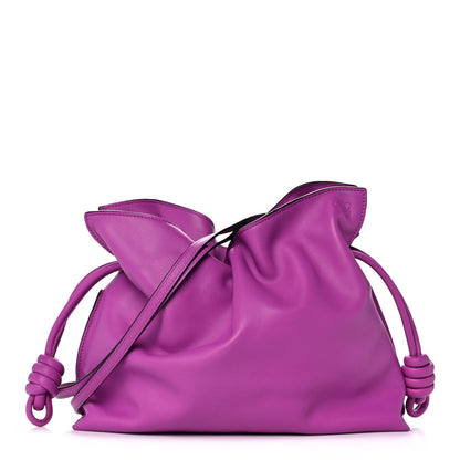 Loewe Nappa Flamenco Knot Clutch Bright Purple 1 of 10