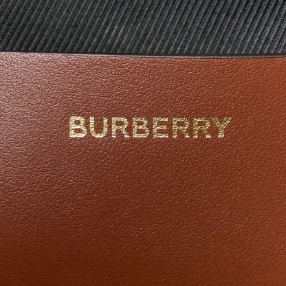 Burberry E-Canvas Check Calfskin Medium Freya Tote Dark Birch Brown 6 of 12