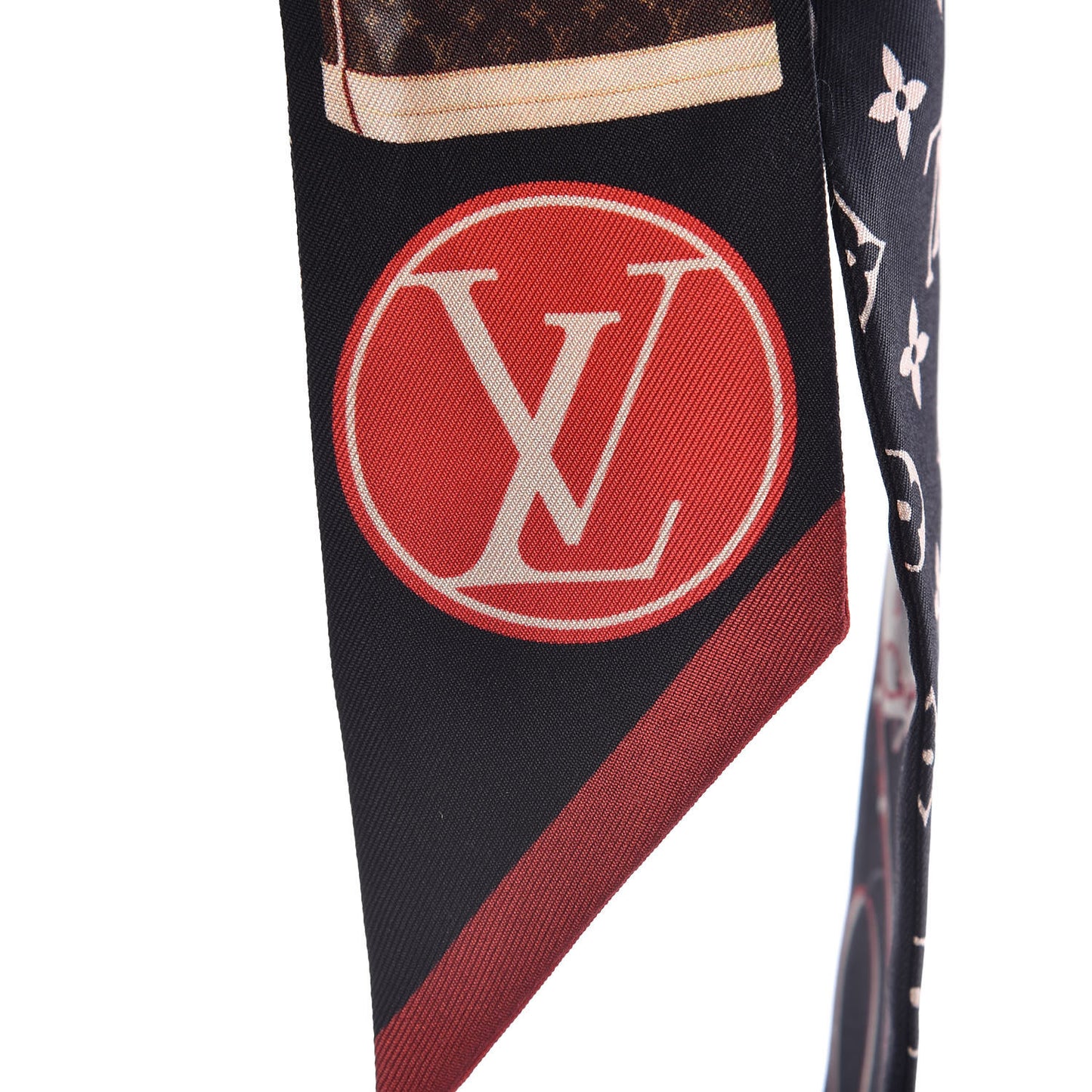 Silk Monogram Tribute To Noe BB Bandeau Black