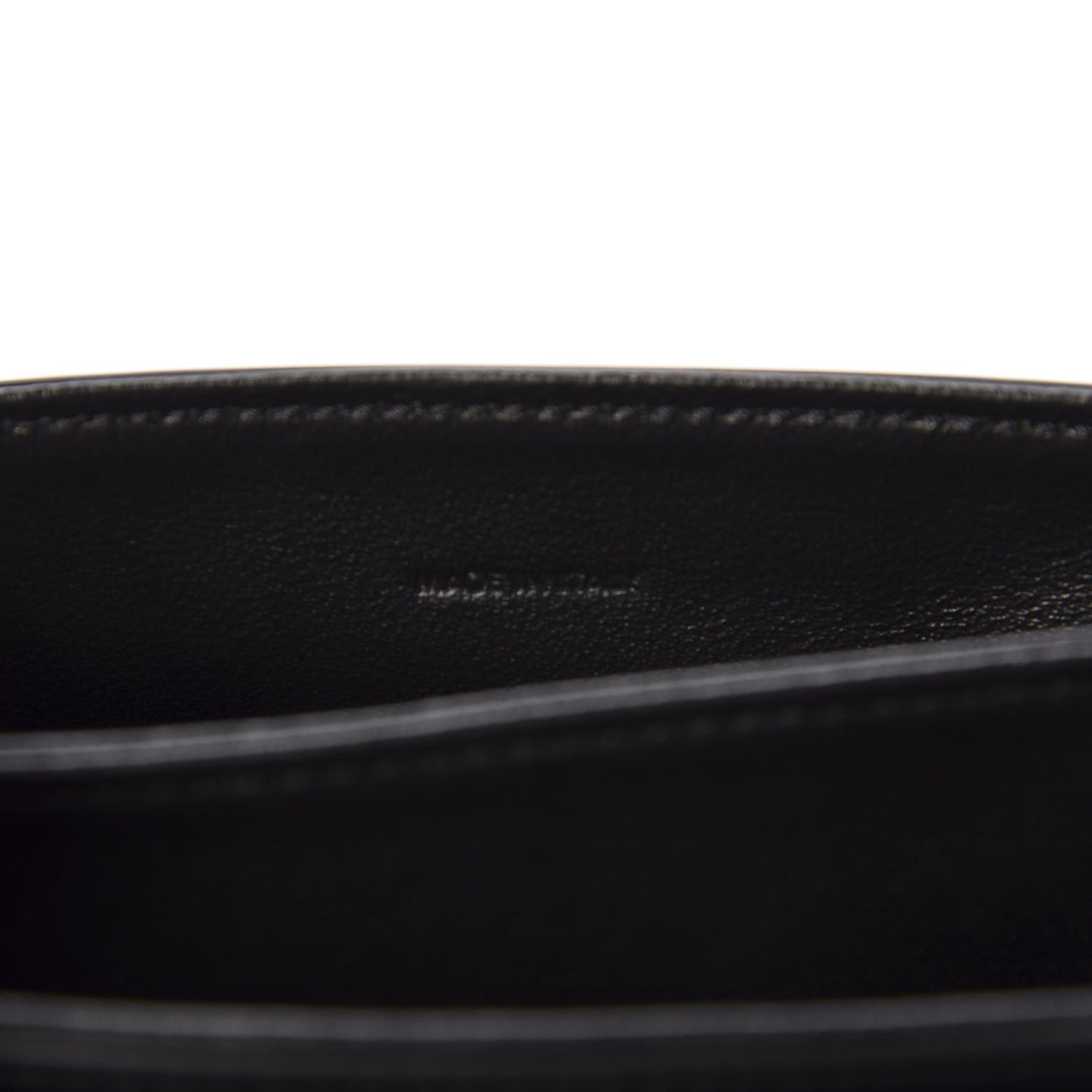 Shiny Calfskin Small Pampille C Bag Black