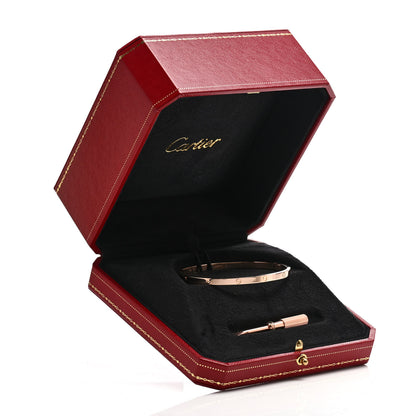 Cartier 18K Pink Gold Small LOVE Bracelet 18 6 of 6