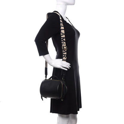Stella McCartney Eco Alter Nappa Perforated Logo Shoulder Bag Black 2 of 9