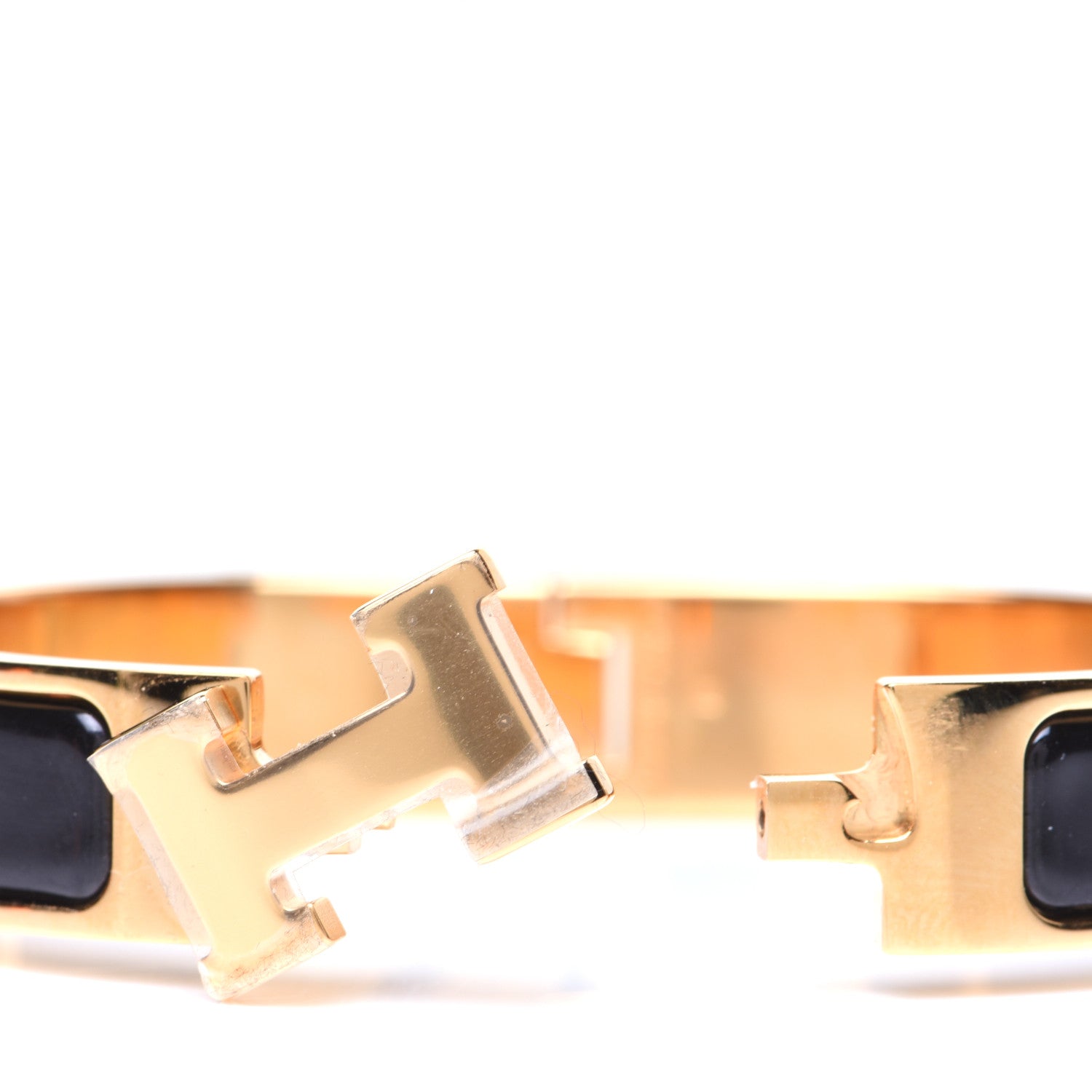Hermes Enamel Narrow Clic Clac H Bracelet PM Black 8 of 13