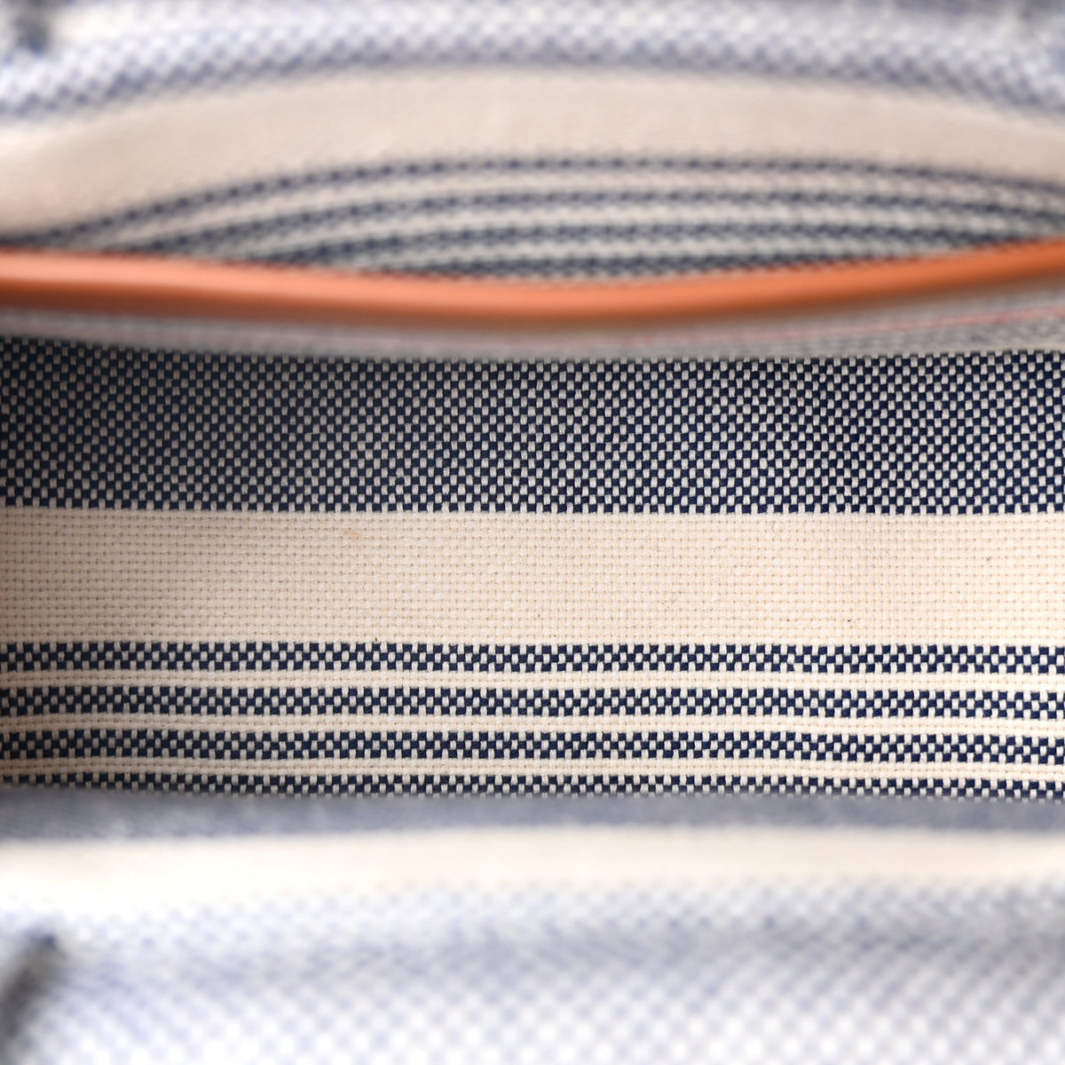 Celine Canvas Calfskin Striped Triomphe Small Cabas Thais Multicolor 5 of 9