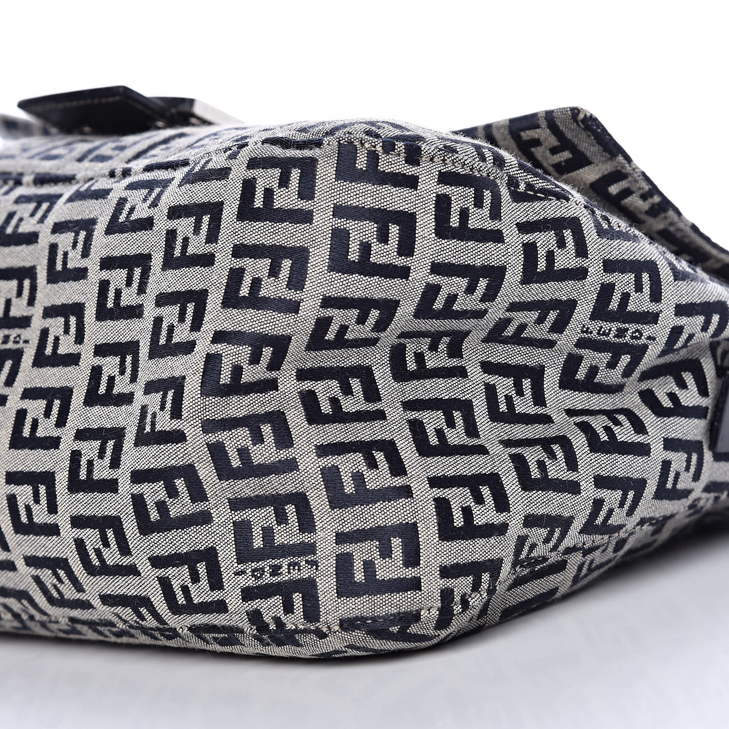 Fendi Zucchino Mama Baguette Navy 8 of 8
