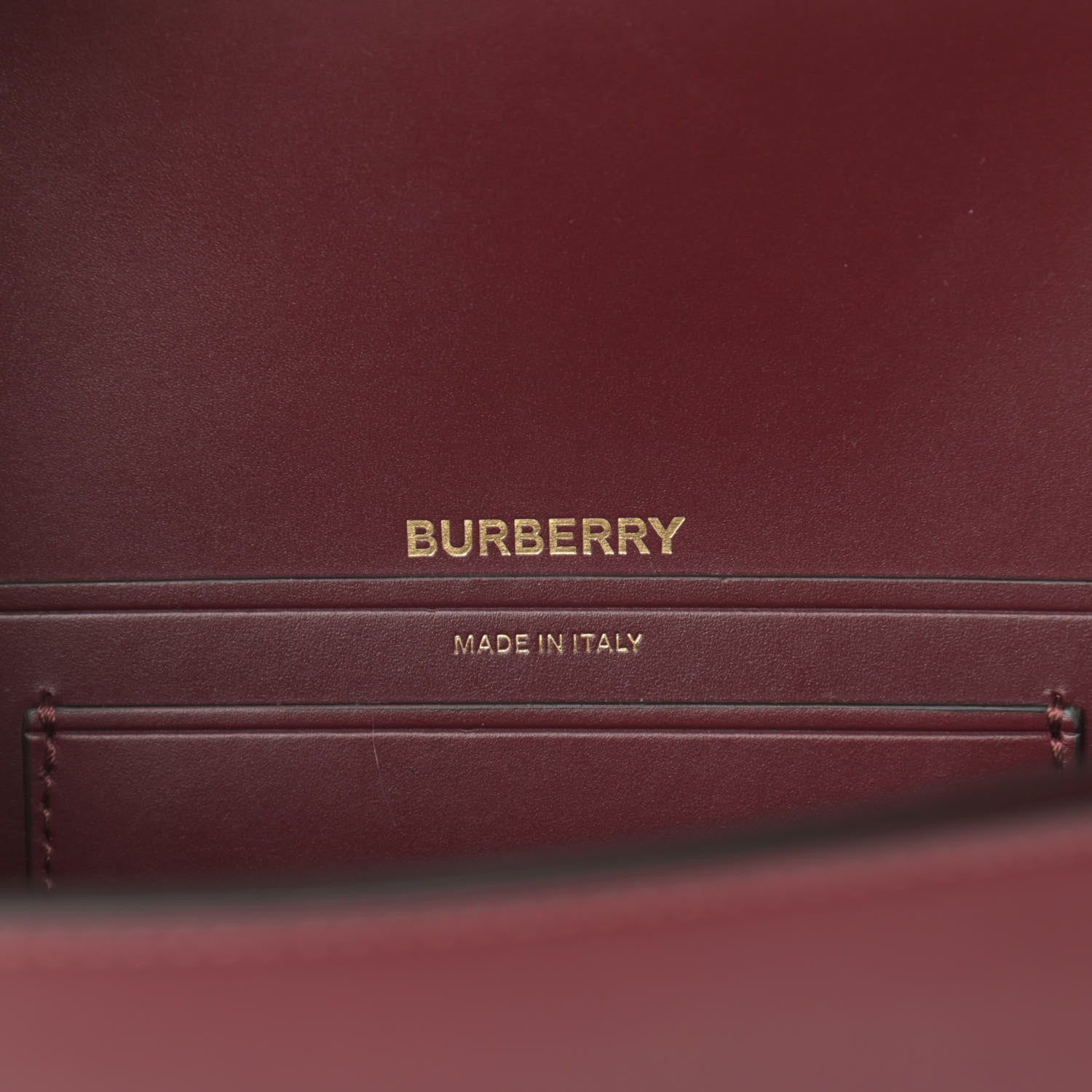 Burberry Calfskin Small Olympia Shoulder Bag Burgundy 6 of 11