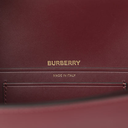 Burberry Calfskin Small Olympia Shoulder Bag Burgundy 6 of 11