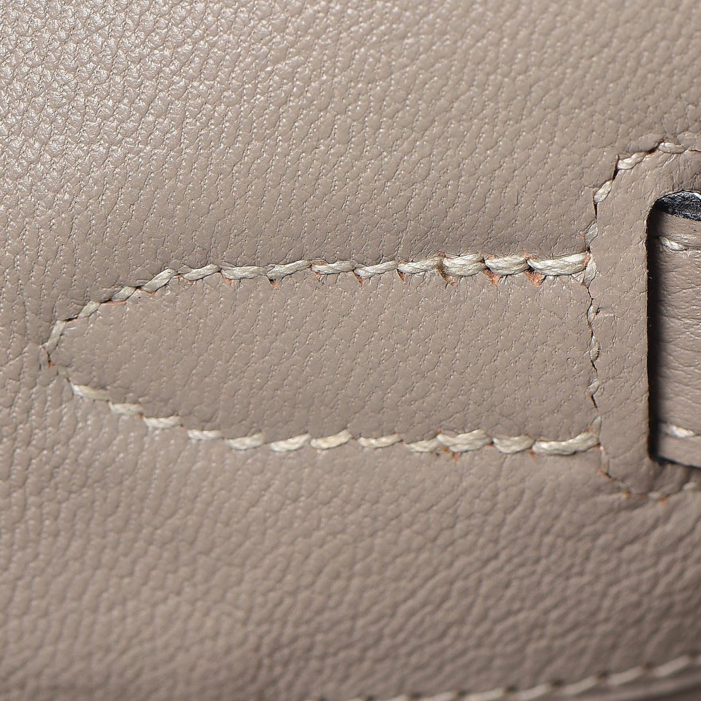 Taurillon Clemence Birkin 35 Gris Tourterelle