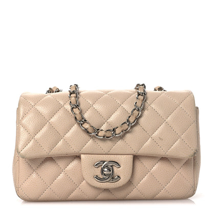 Chanel Caviar Quilted Mini Rectangular Flap Light Pink 8 of 17