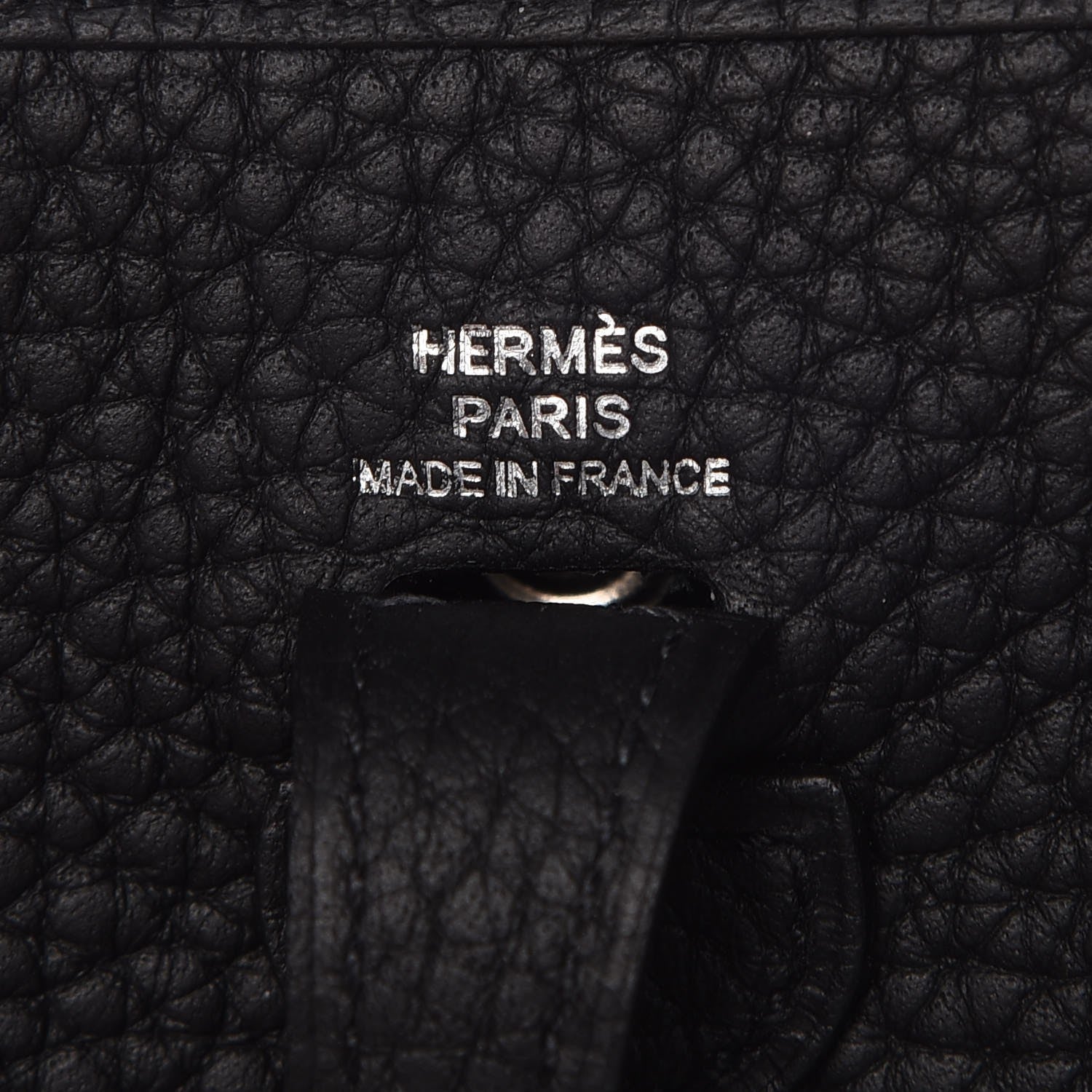 Hermes Taurillon Clemence Evelyne TPM Black 6 of 8