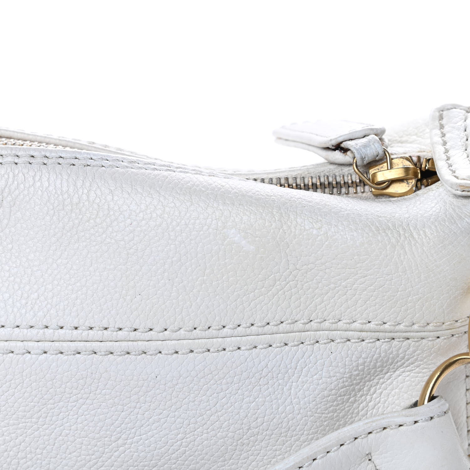 Chanel Calfskin CC Hobo White 12 of 15
