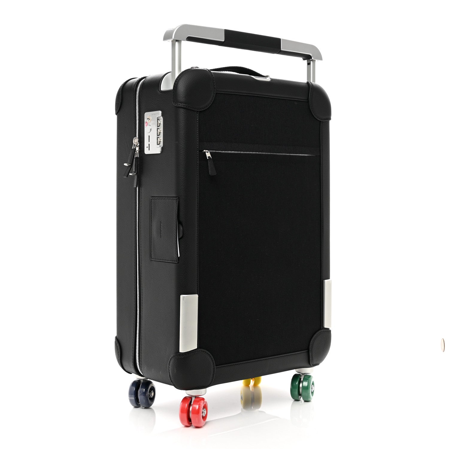 Hermes Taurillon Regate Militaire Sports Toile R.M.S. Trolley Case Luggage Black 2 of 9