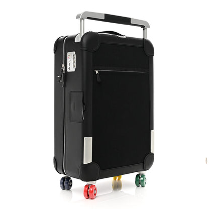 Hermes Taurillon Regate Militaire Sports Toile R.M.S. Trolley Case Luggage Black 2 of 9