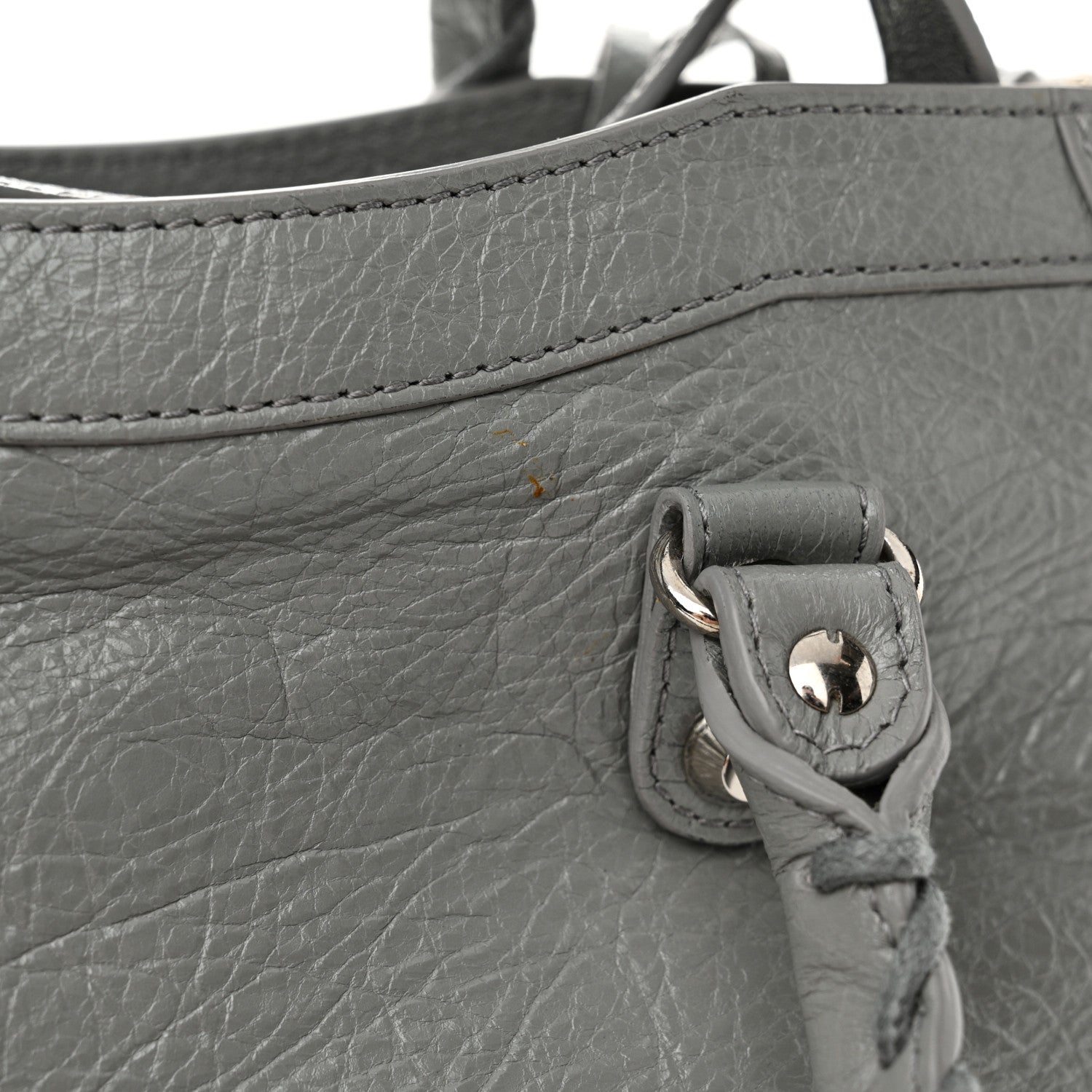Balenciaga Agneau Classic Silver Hardware S City Gris Haussmannien 12 of 12
