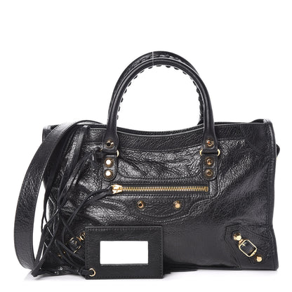 Balenciaga Agneau Classic Gold Hardware S City Black 1 of 9