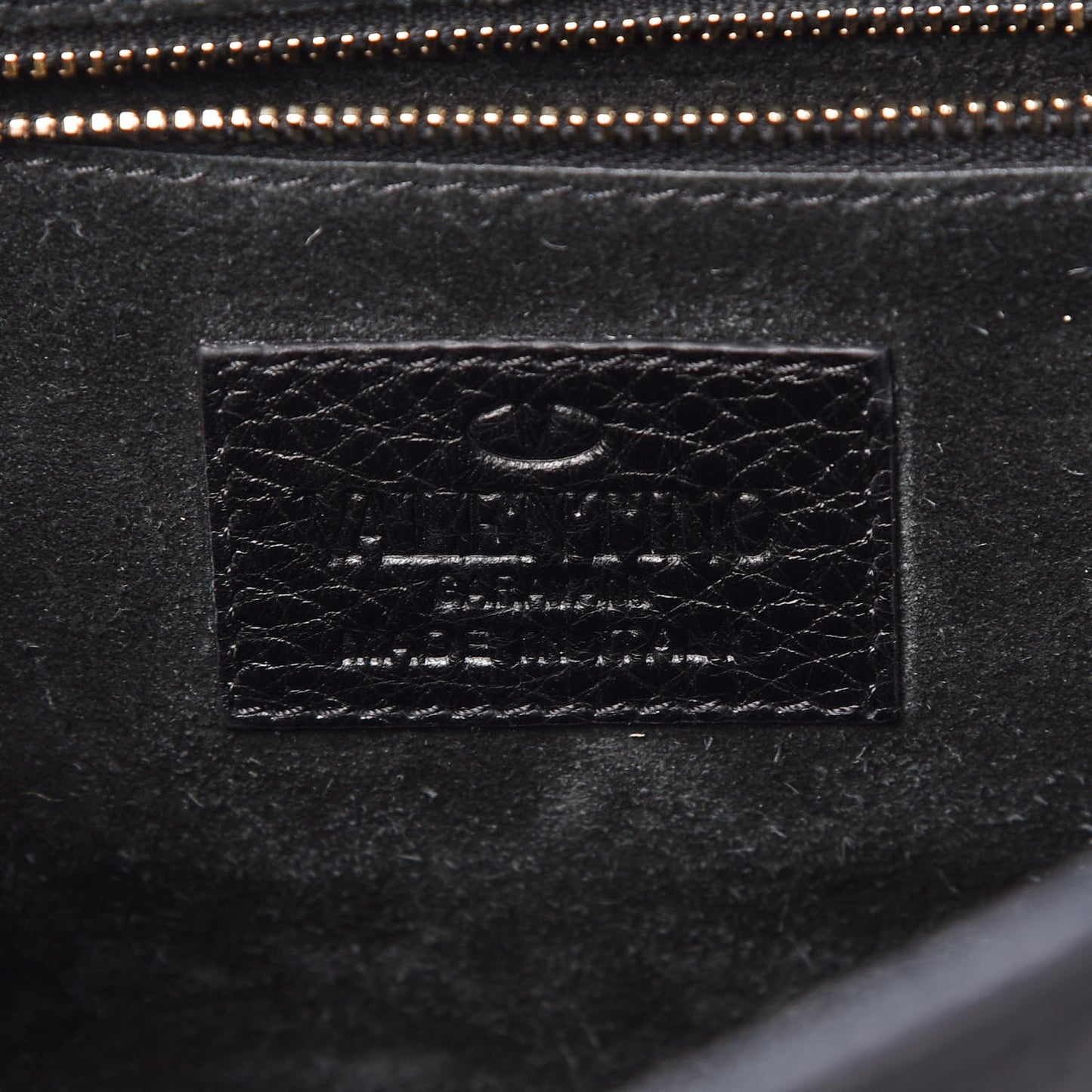 Grained Calfskin Rockstud Top Handle Flap Shoulder Bag Black
