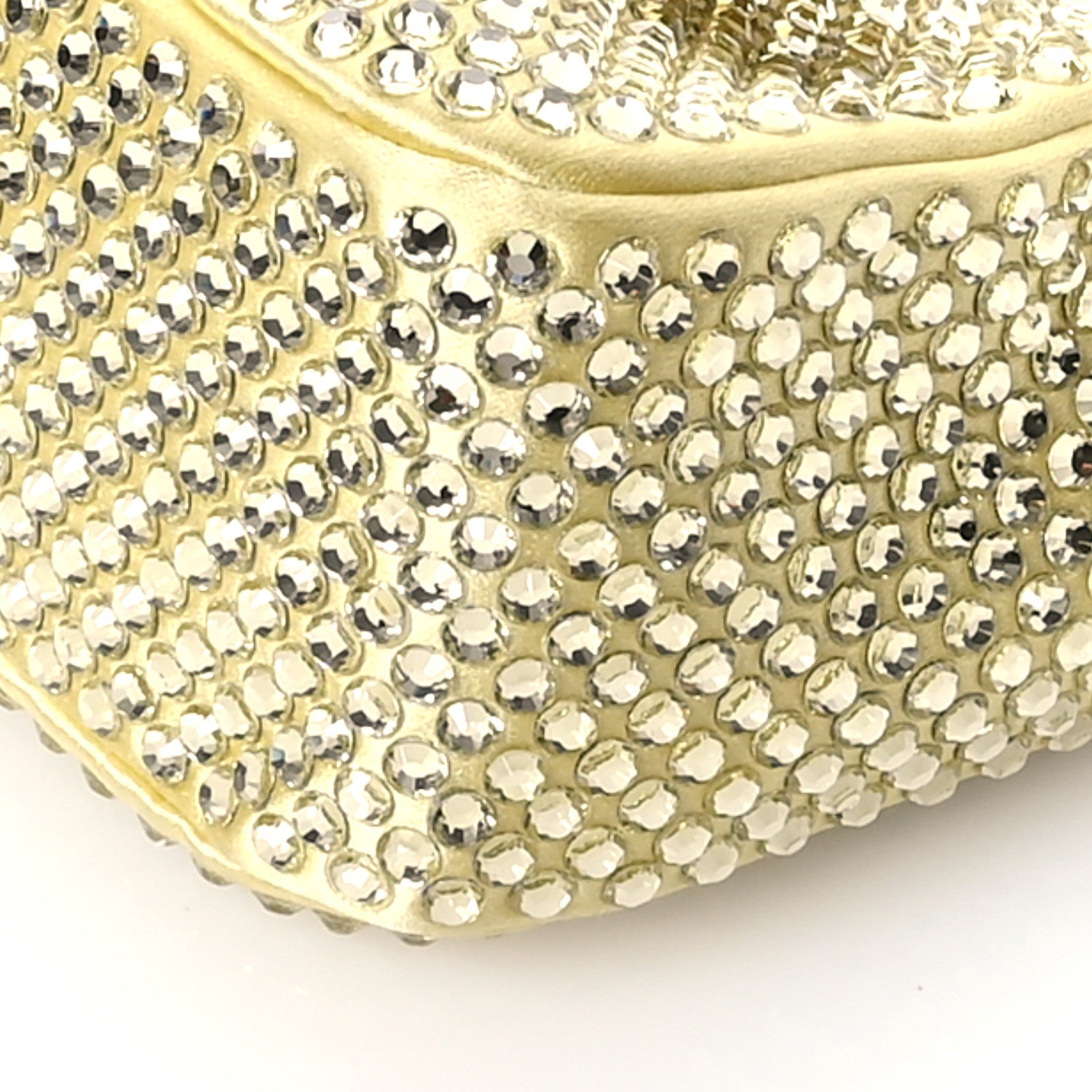 Prada Satin Crystal Re-Edition 2005 Shoulder Bag Ananas 11 of 11