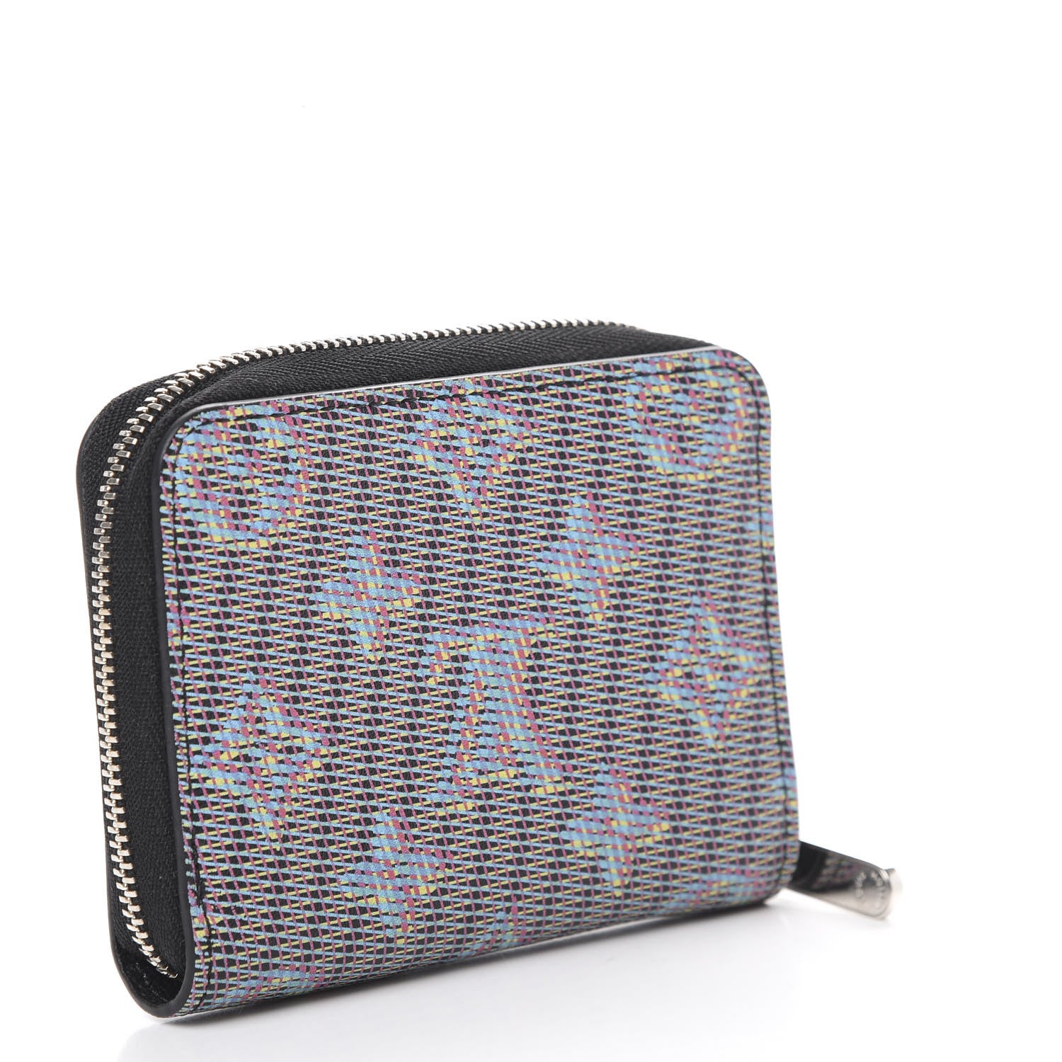 Louis Vuitton Calfskin Monogram LV Pop Zippy Coin Purse Blue 2 of 6