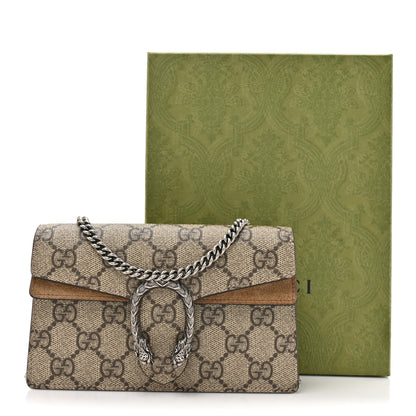 Gucci GG Supreme Monogram Super Mini Dionysus Shoulder Bag Taupe 15 of 15