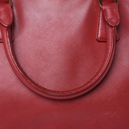 Prada Saffiano Lux Large Tote Fuoco 13 of 24