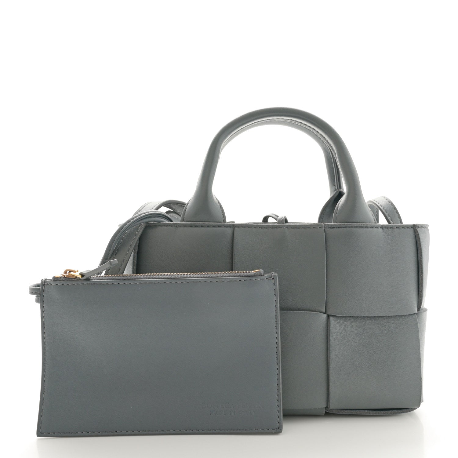 Bottega Veneta Nappa Maxi Intrecciato Mini Arco Tote Thunder 3 of 10