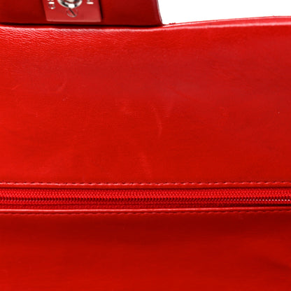 Chanel Lambskin Quilted Medium Double Flap Red 12 of 25