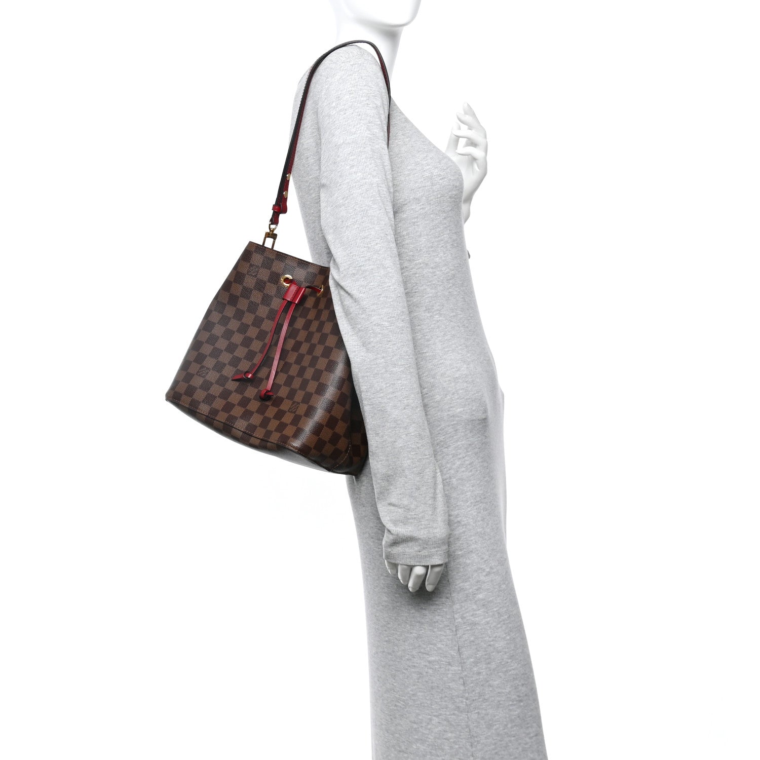 Louis Vuitton Damier Ebene Neonoe MM Cherry Berry 2 of 10