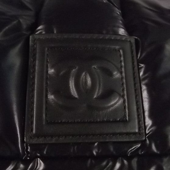 Chanel Nylon Coco Cocoon Duffle Bag Black 6 of 9