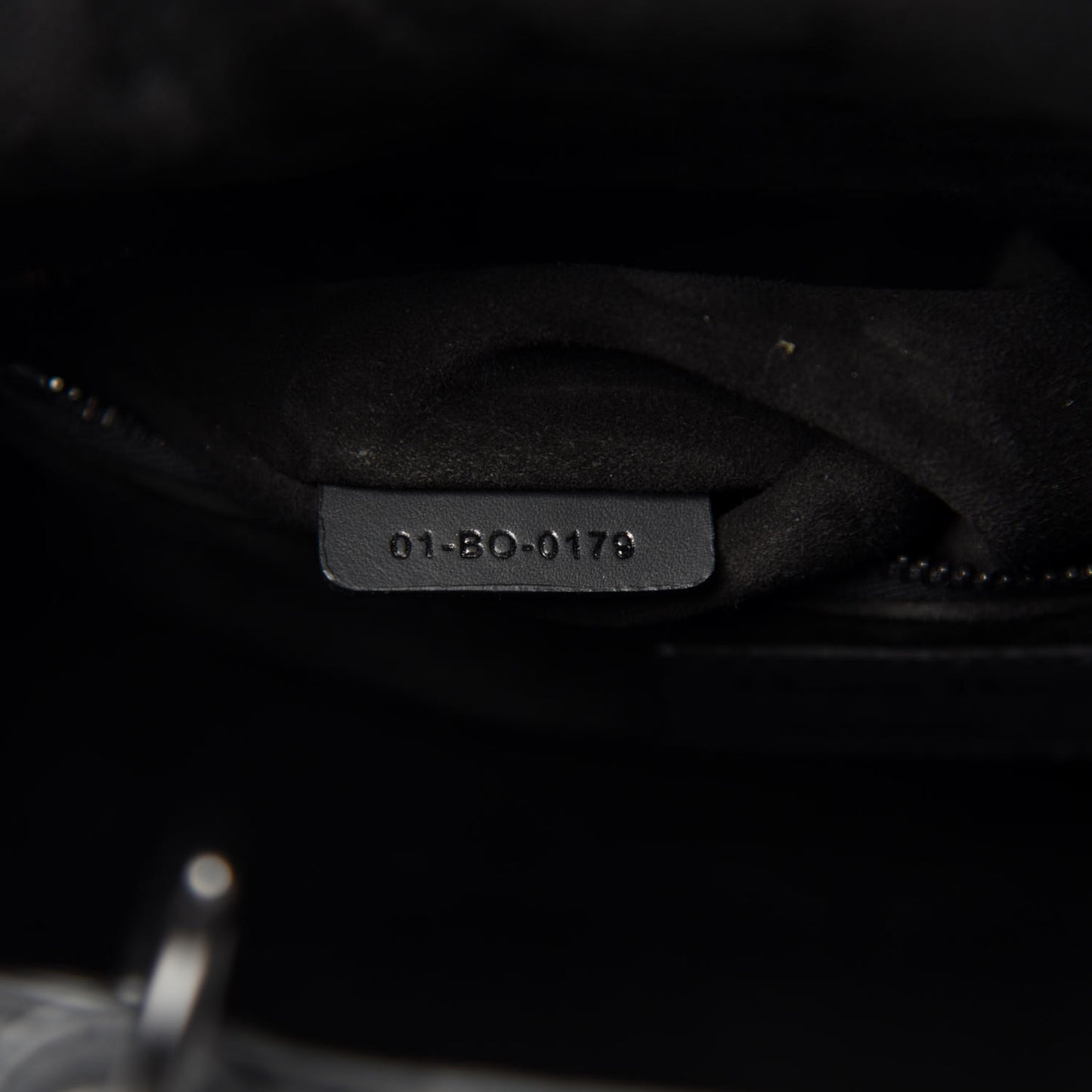 Ultra Matte Calfskin Cannage Medium Lady Dior Black