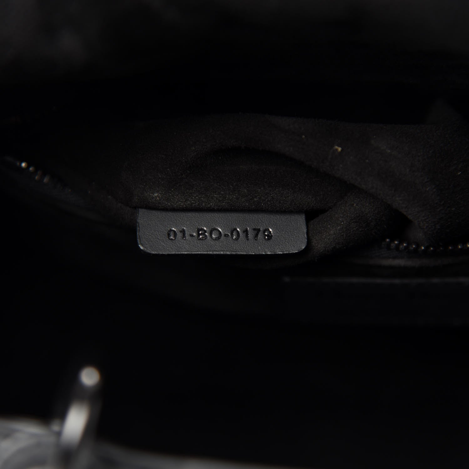 Christian Dior Ultra Matte Calfskin Cannage Medium Lady Dior Black 9 of 11