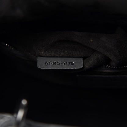 Christian Dior Ultra Matte Calfskin Cannage Medium Lady Dior Black 9 of 11