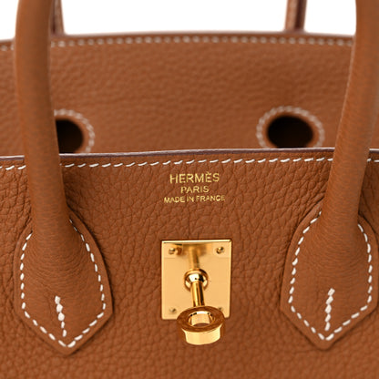 Hermes Togo Birkin 25 Gold 6 of 11