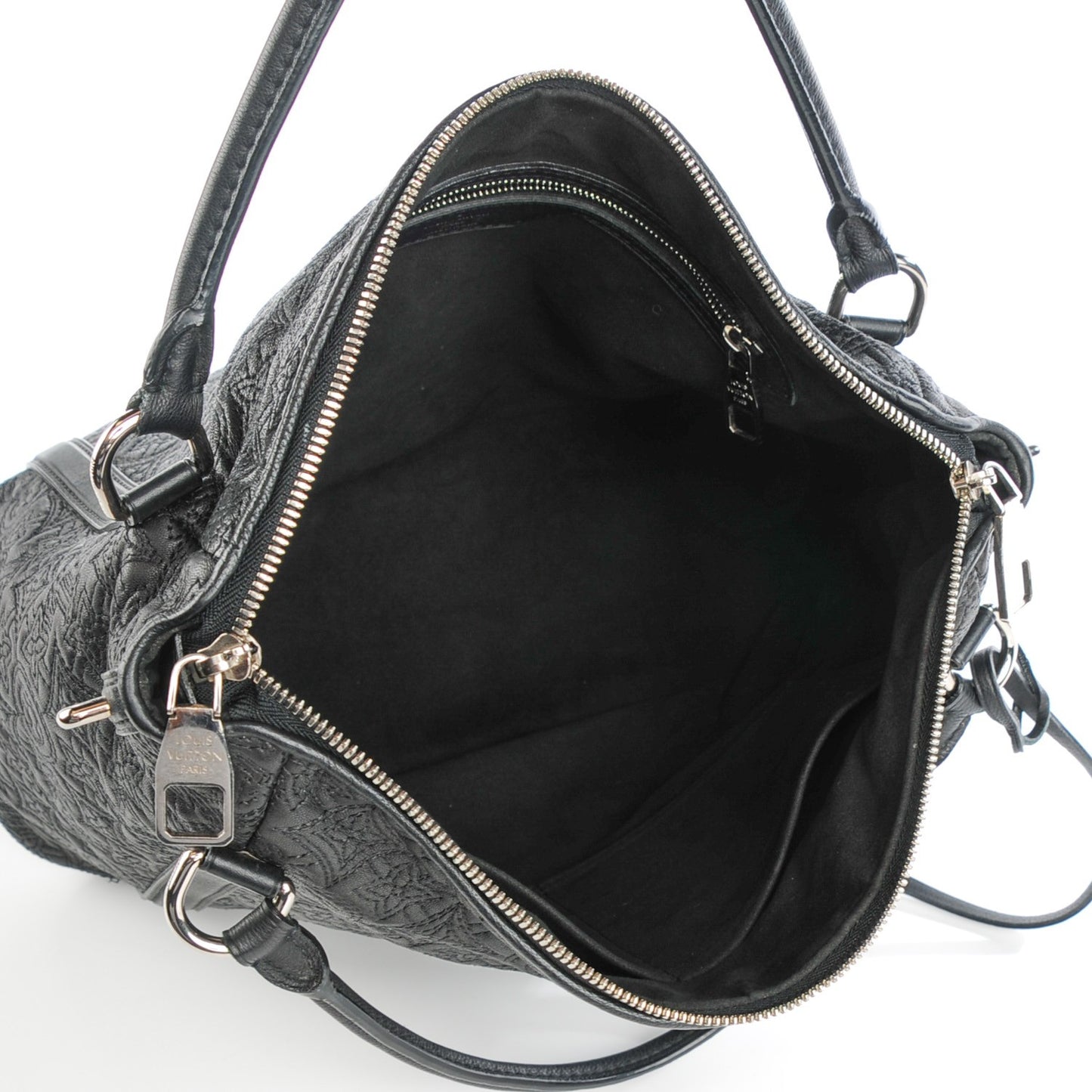 Monogram Lambskin Antheia Ixia PM Black