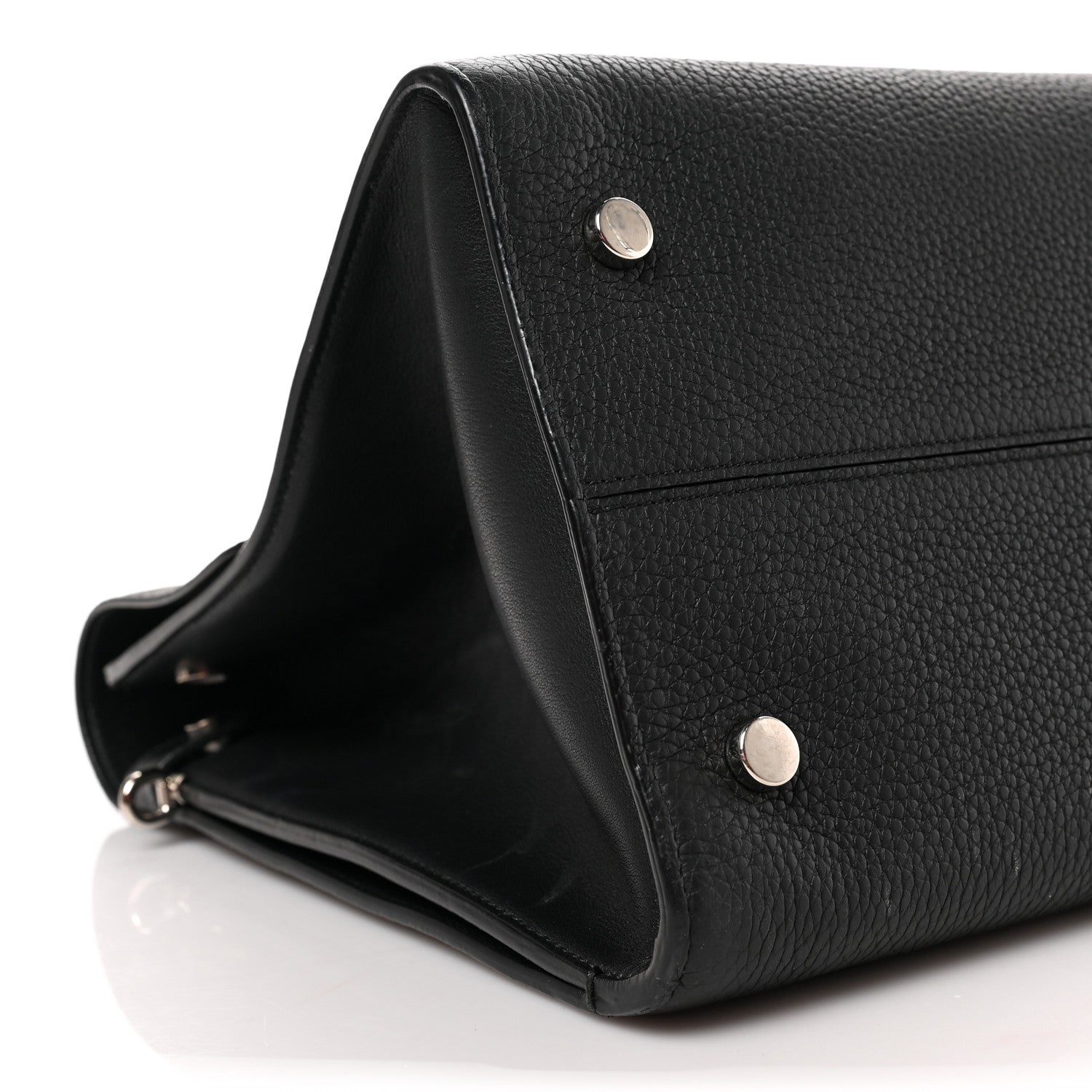 Christian Dior Grained Calfskin Large Diorever Flap Black 7 of 11