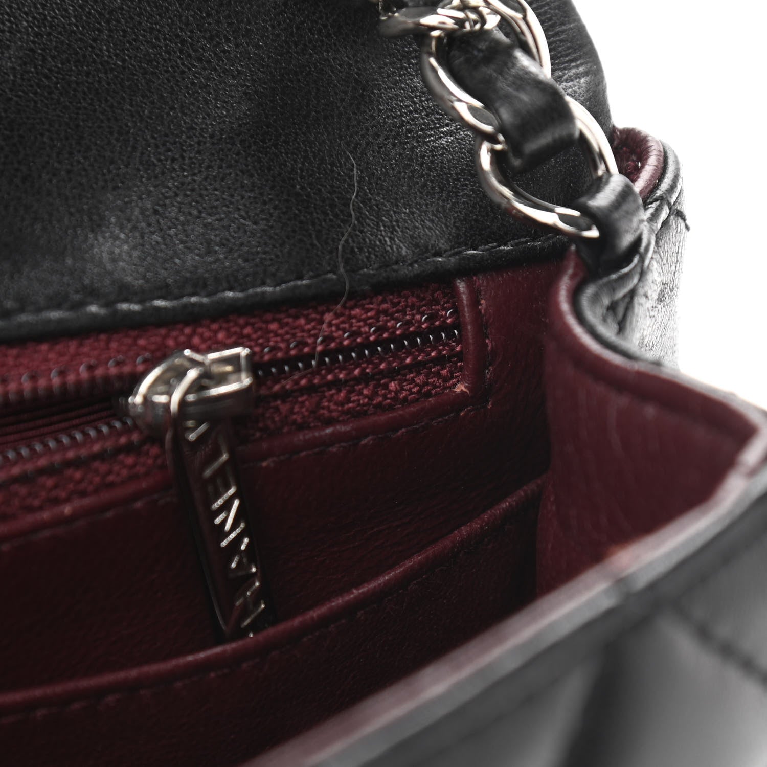 Chanel Lambskin Quilted Mini Square Flap Black 11 of 13