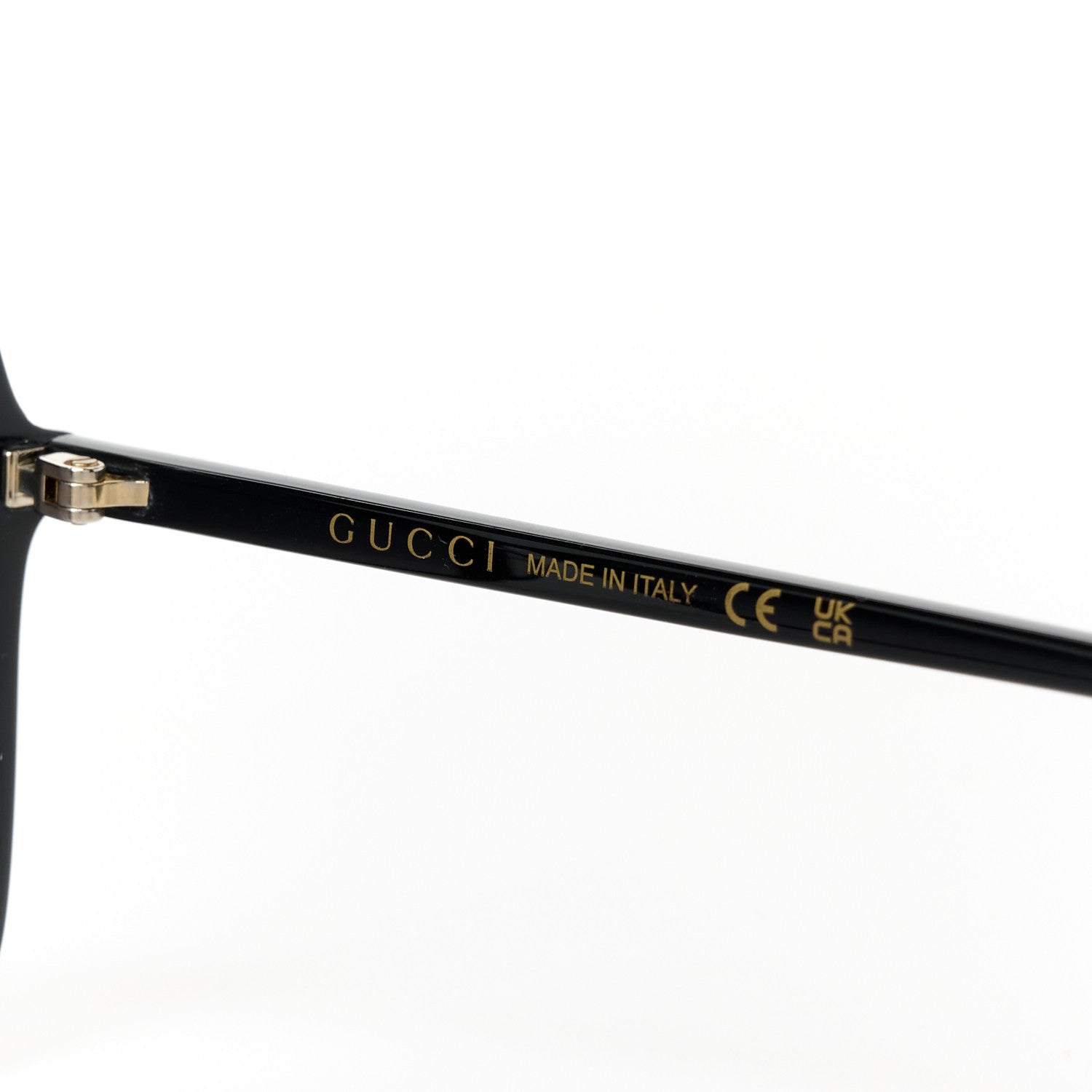 Gucci Oversized Square GG0544S Sunglasses Black 6 of 8