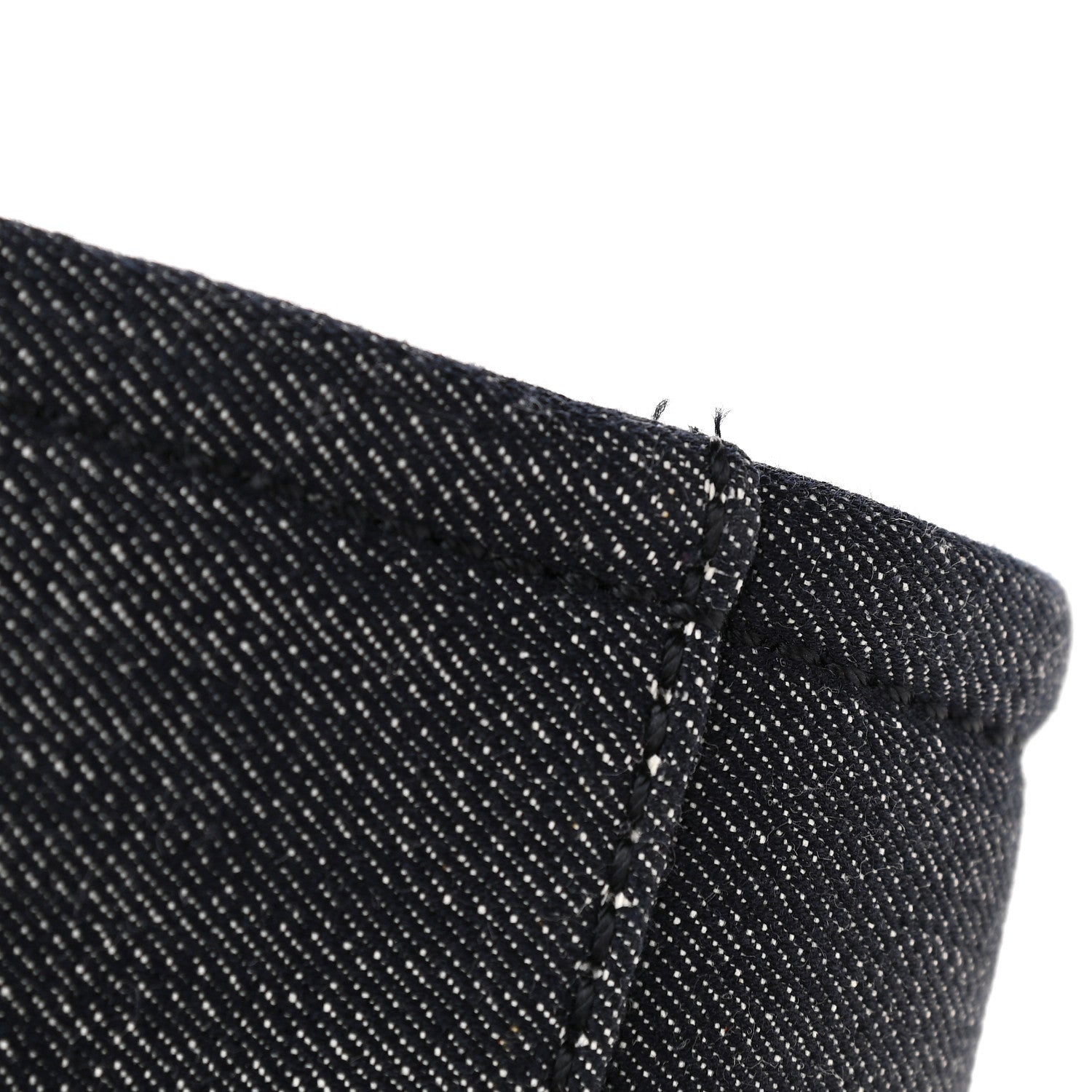 Chanel Denim Small Deauville Tote Dark Blue 11 of 11