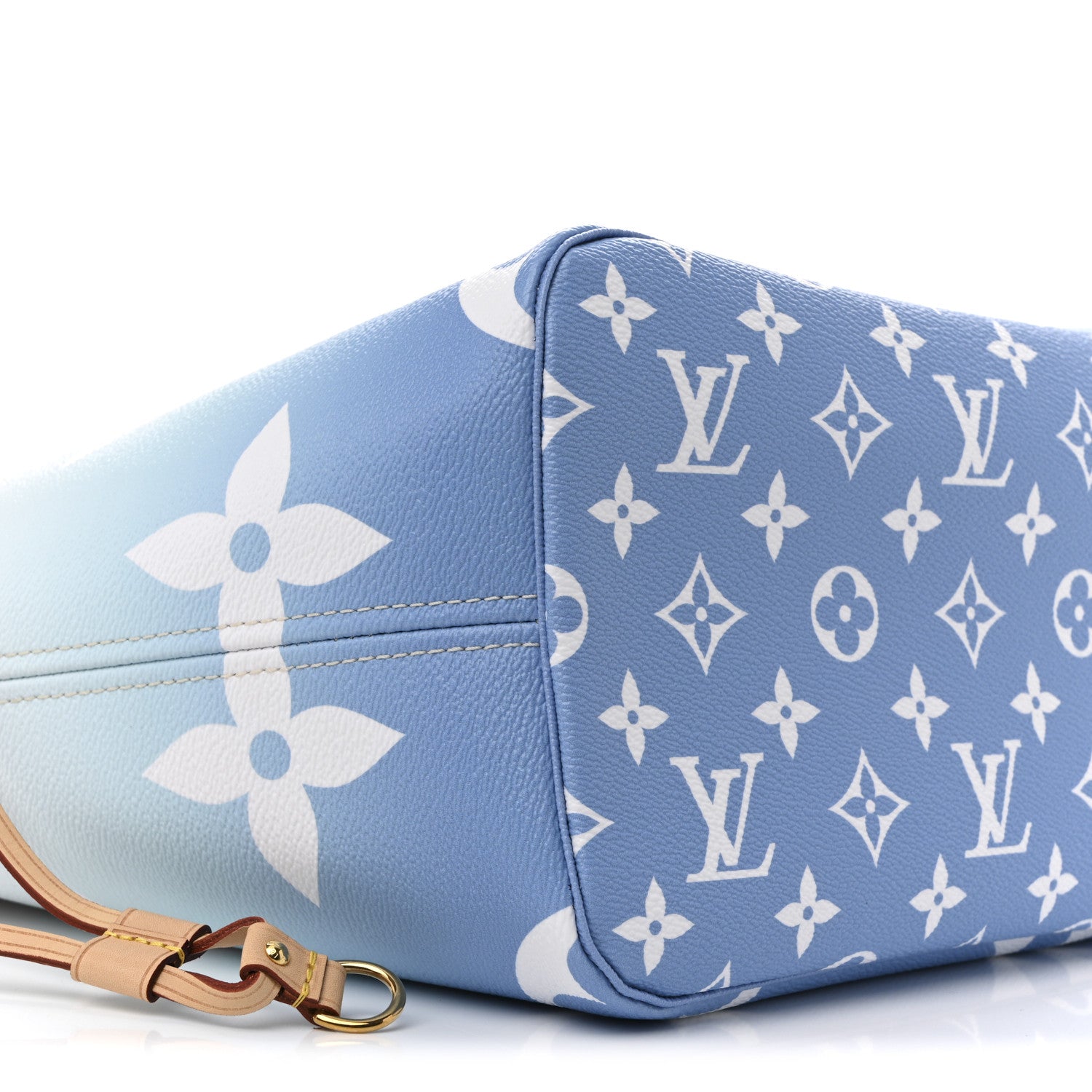 Louis Vuitton Monogram Giant By The Pool Neverfull MM Blue 9 of 13