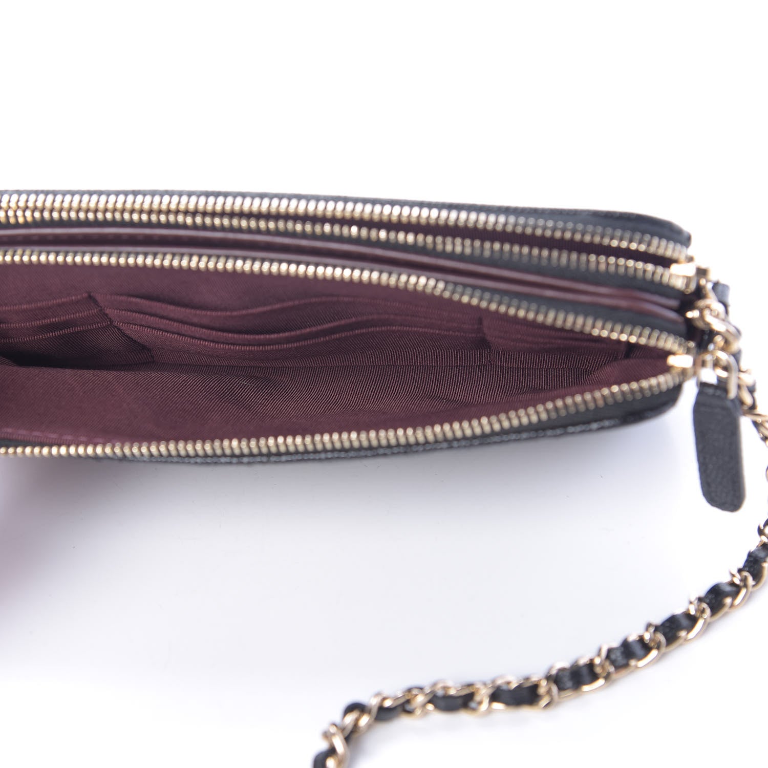 Chanel Caviar Quilted Small Clutch With Chain Black 7 of 13