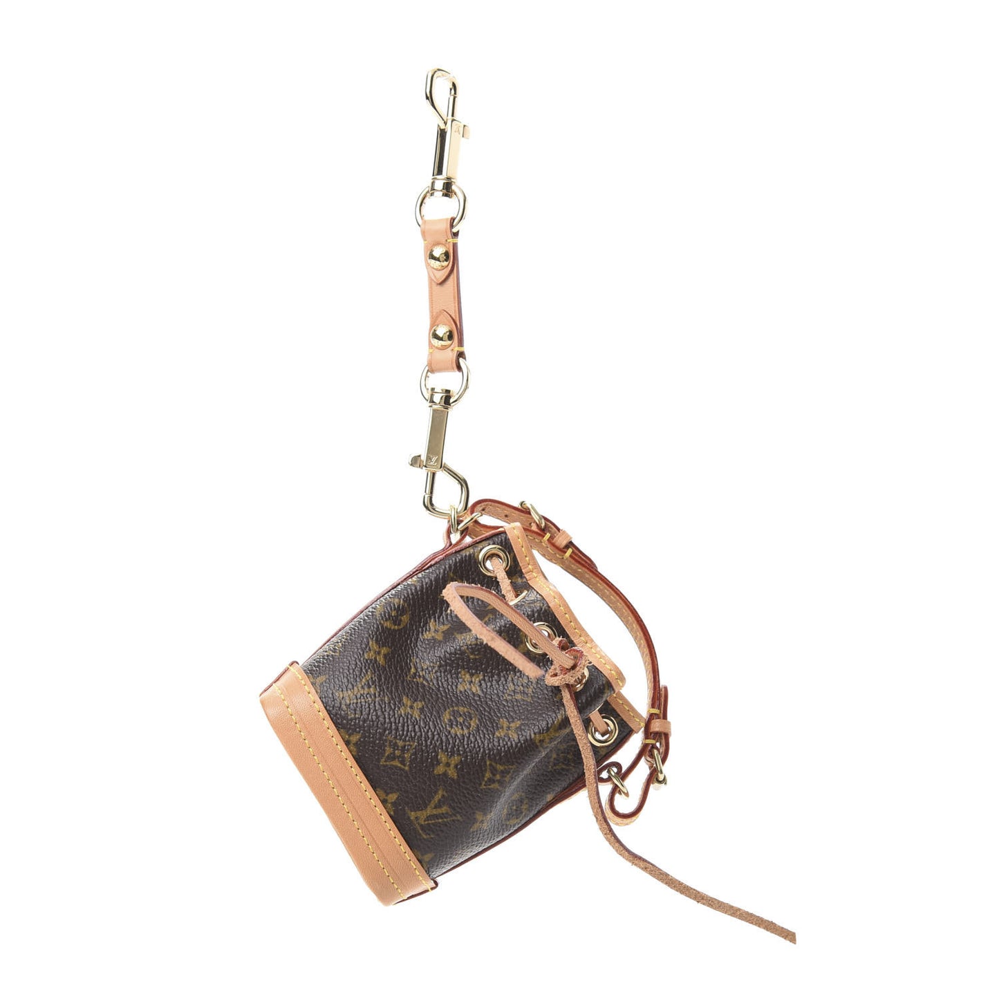 Monogram Micro Noe Bag Charm Key Ring