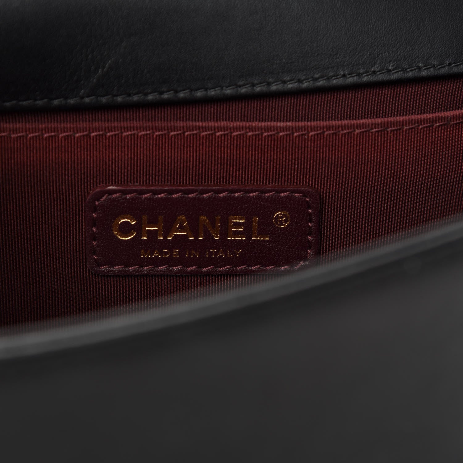 Chanel Caviar Suede Calfskin Chevron Medium Boy Flap Black 10 of 13