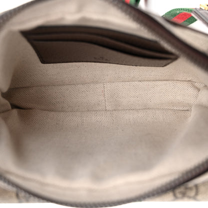 Gucci GG Supreme Monogram Web Mini Ophidia Bag Beige Ebony 5 of 11