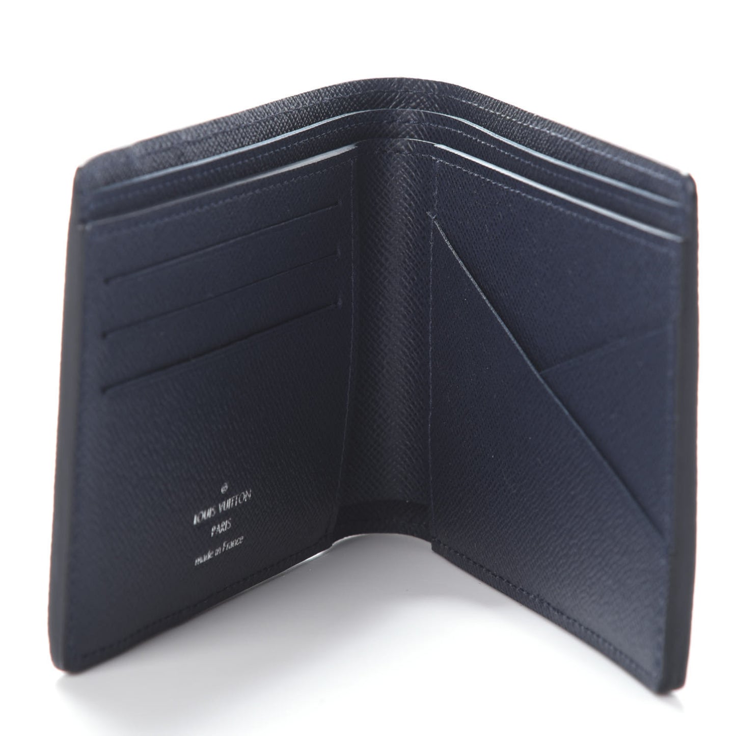 Epi Damier Graphite Multiple Wallet Blue Marine