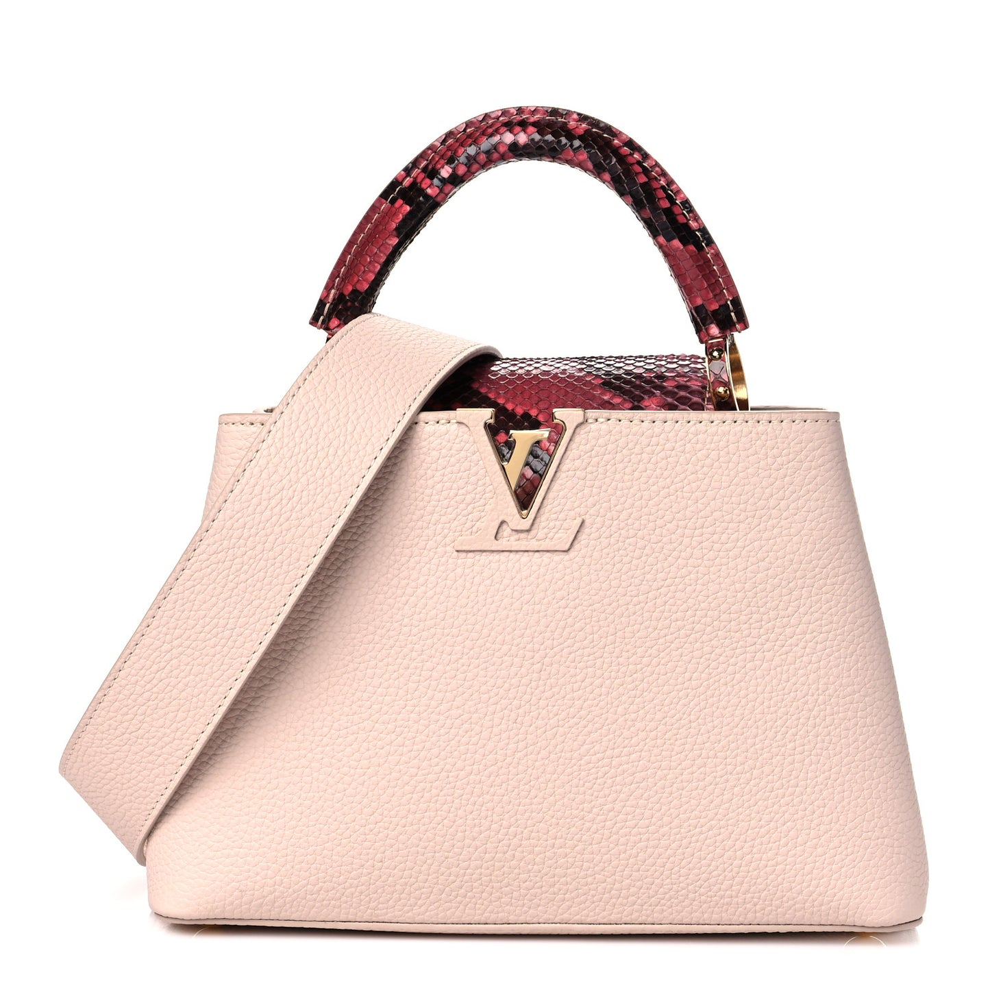 Taurillon Python Capucines BB in Pink