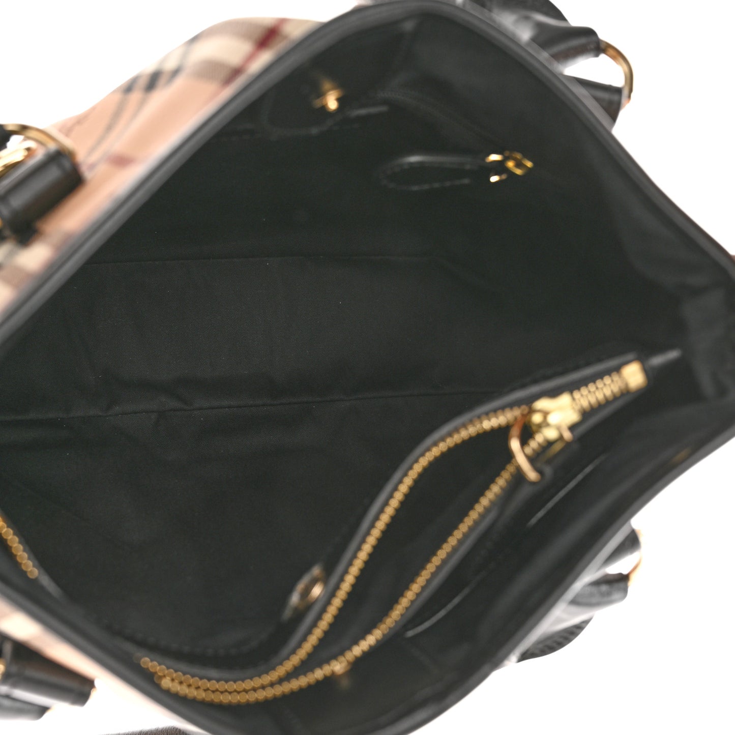 Haymarket Check Small Northfield Tote Chocolate