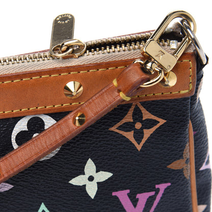 Louis Vuitton Monogram Multicolor Pochette Accessories Black 11 of 11