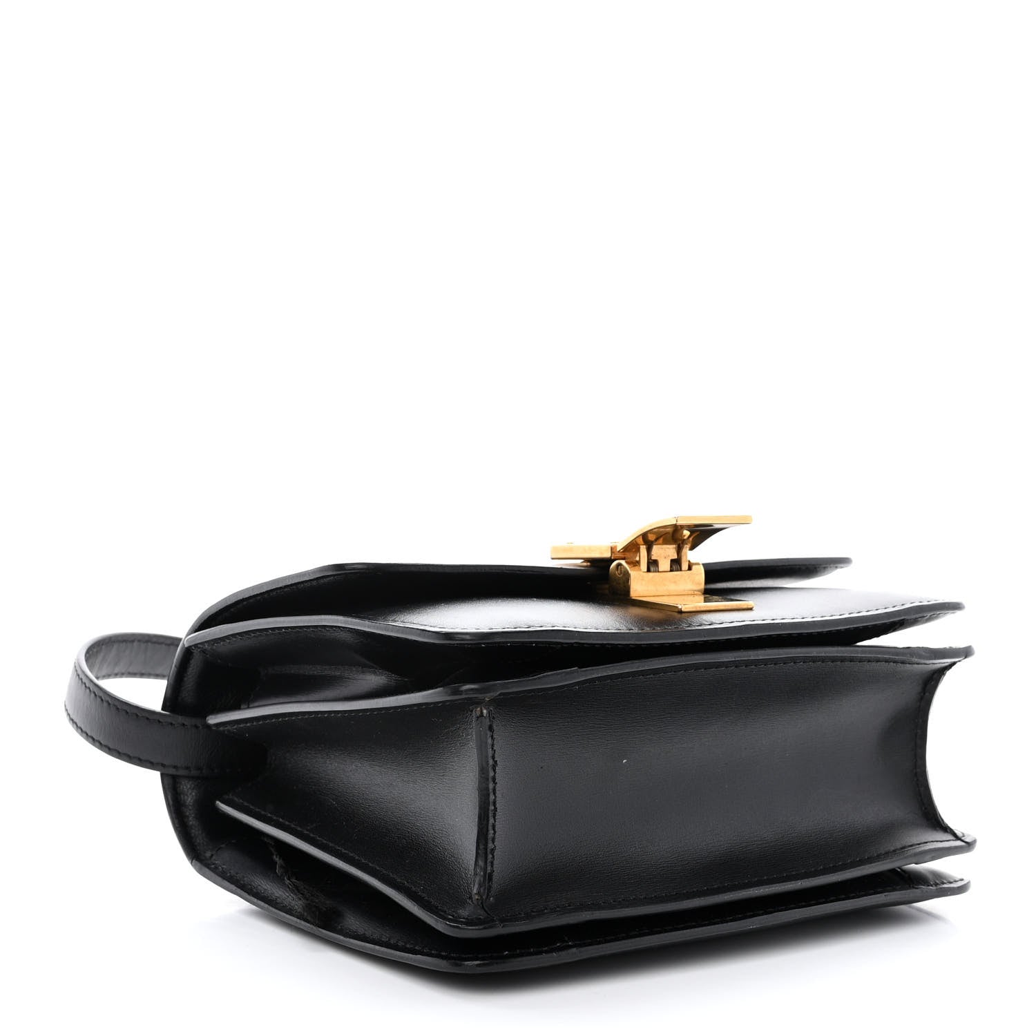 Celine Box Calfskin Small Classic Box Flap Bag Black 4 of 13